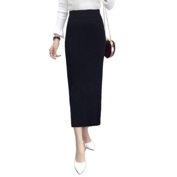 skirts 2021 women winter long woolen skirt elastic waist pencil woman office jupe vintage femme autumn streetwear pz947, Black
skirts 2021 women winter long woolen skirt elastic waist pencil woman office jupe vintage femme autumn streetwear pz947, Black