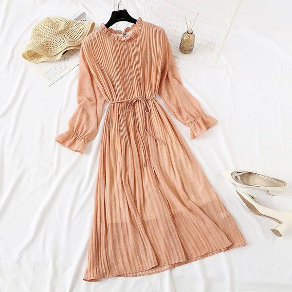 casual dresses vintage long sleeve women dress 2021 spring summer floral print chiffon pleated ruffled plus size vestidos, Black;gray
casual dresses vintage long sleeve women dress 2021 spring summer floral print chiffon pleated ruffled plus size vestidos, Black;gray