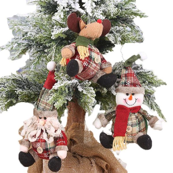 christmas decorations santa claus ornament tree decoration elk snowman plush doll year home pendant gift 2022
christmas decorations santa claus ornament tree decoration elk snowman plush doll year home pendant gift 2022