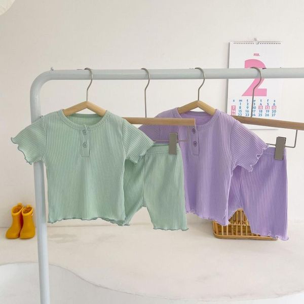 clothing sets 2021 children's summer baby cotton pajamas set candy color girl clothes comfortable boys tracksuit, White
clothing sets 2021 children's summer baby cotton pajamas set candy color girl clothes comfortable boys tracksuit, White