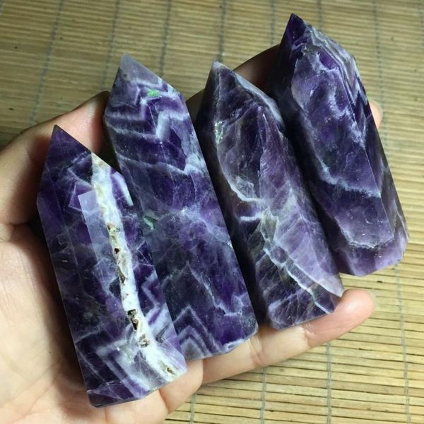 decorative objects & figurines natural dream amethyst quartz crystal wand point healing 70-80g
decorative objects & figurines natural dream amethyst quartz crystal wand point healing 70-80g