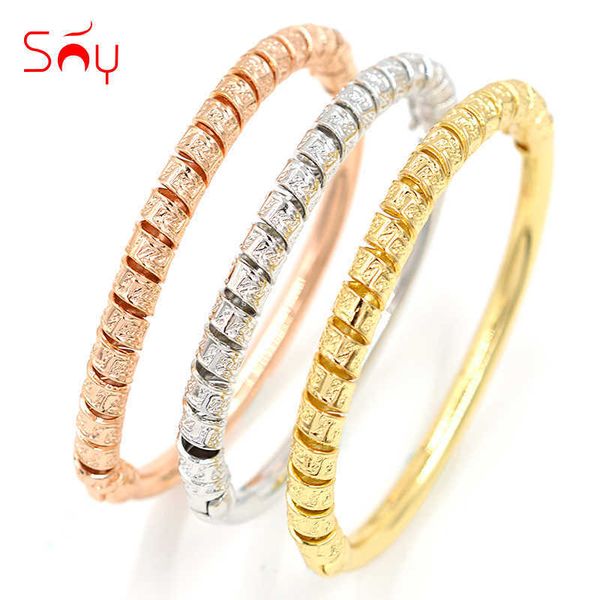 sunny jewelry cuff bracelets bangles rose copper three color fashion jewelry 2021 for women for party gift exquisit q0717, Black
sunny jewelry cuff bracelets bangles rose copper three color fashion jewelry 2021 for women for party gift exquisit q0717, Black