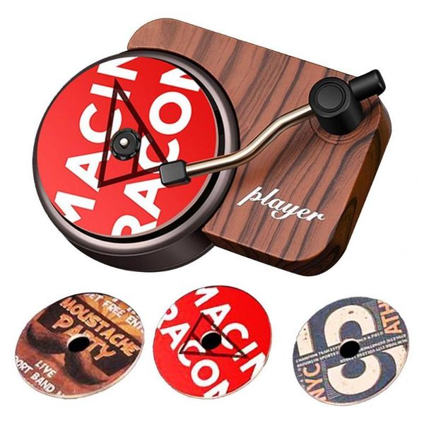 car air freshener retro rotating phonograph fresher record player perfume 
car air freshener retro rotating phonograph fresher record player perfume