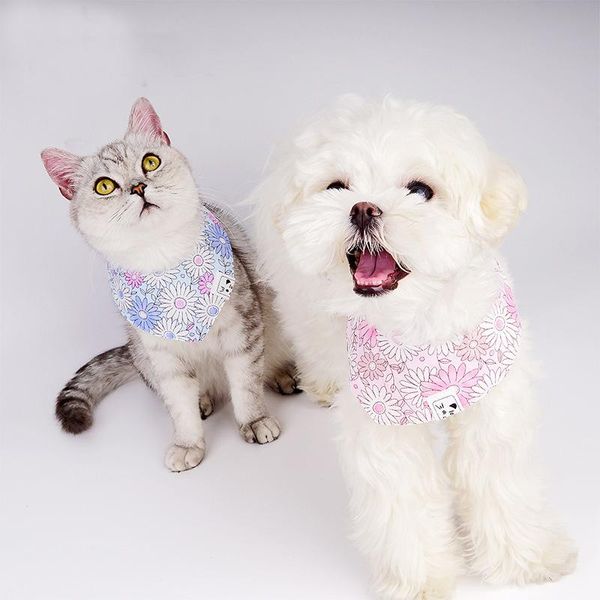 dog apparel pink blue flower print pure cotton cute triangle scarf for small puppy collars bib pet jewelry accessories cats supplies
dog apparel pink blue flower print pure cotton cute triangle scarf for small puppy collars bib pet jewelry accessories cats supplies