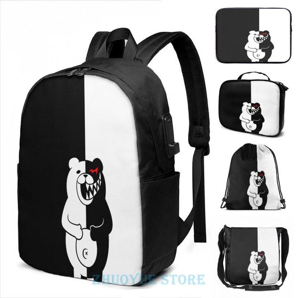 backpack funny graphic print danganronpa monokuma usb charge men school bags women bag travel laptop
backpack funny graphic print danganronpa monokuma usb charge men school bags women bag travel laptop
