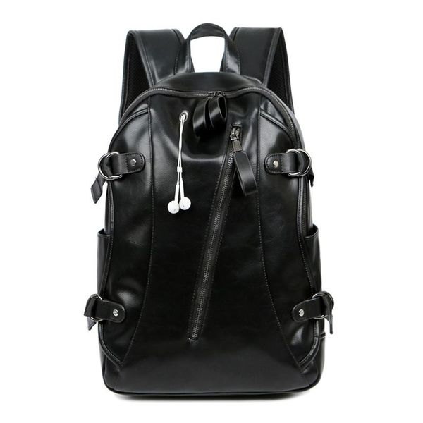 backpack fashion men leisure pu leather travel headphone jack design breathable large lapbags mochila
backpack fashion men leisure pu leather travel headphone jack design breathable large lapbags mochila