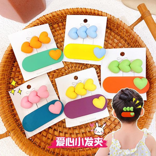 hair accessories 2pc korean colors candy hairpin heart hairclips for baby girls fashion metal headdress sweet barrettes kids, Slivery;white
hair accessories 2pc korean colors candy hairpin heart hairclips for baby girls fashion metal headdress sweet barrettes kids, Slivery;white