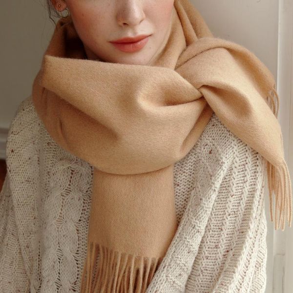 fall / winter 2021 style cashmere women's scarf solid color wool couple warm and thick fashion tassel pure shawl scarves, Blue;gray
fall / winter 2021 style cashmere women's scarf solid color wool couple warm and thick fashion tassel pure shawl scarves, Blue;gray