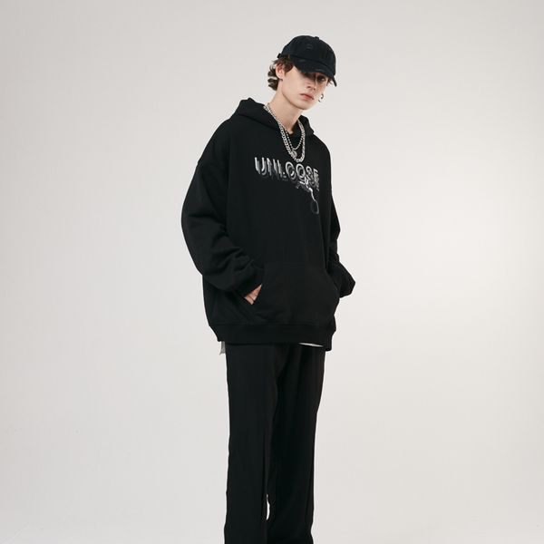 autumn winter new hooded clothes european and american hip-hop retro redemption theme printed loose coat men, Black
autumn winter new hooded clothes european and american hip-hop retro redemption theme printed loose coat men, Black