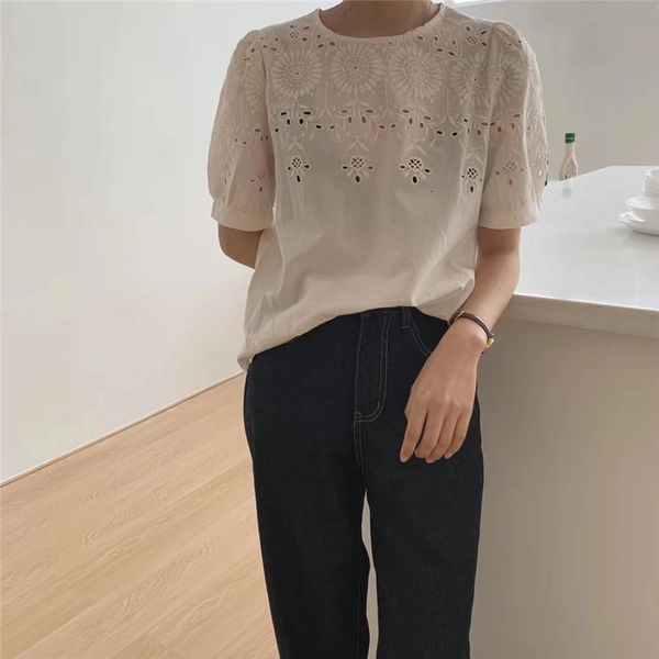 blouses white summer loose hollow out cute solid hook flower shirt korean fresh short sleeve basic blouses
blouses white summer loose hollow out cute solid hook flower shirt korean fresh short sleeve basic blouses
