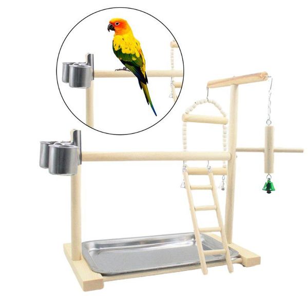 other bird supplies wood parrot playstand perch gym stand playpen ladder with feed cups m68e
other bird supplies wood parrot playstand perch gym stand playpen ladder with feed cups m68e