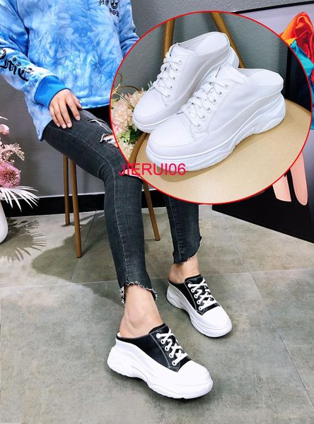 summer women slippers fashion leather thick bottom shoes platform slip-on high heels casual sneakers lady loafers dress, Black
summer women slippers fashion leather thick bottom shoes platform slip-on high heels casual sneakers lady loafers dress, Black