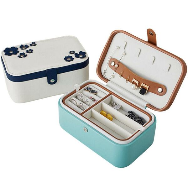 jewelry organizer for women pu leather display box packaging earrings bracelets necklaces rings drop cosmetic bags & cases
jewelry organizer for women pu leather display box packaging earrings bracelets necklaces rings drop cosmetic bags & cases
