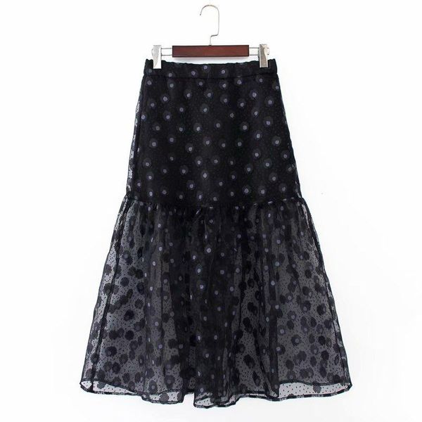 skirts xq9-40-9122 european and american fashion semi transparent printing skirt, Black
skirts xq9-40-9122 european and american fashion semi transparent printing skirt, Black