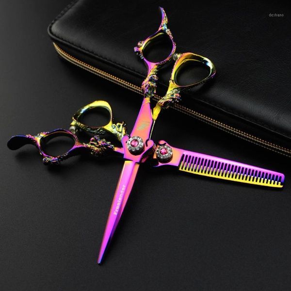 6.0 inch color sword type dragon handle hairdressing scissors flat shears tooth thin fashion modeling scissors1
6.0 inch color sword type dragon handle hairdressing scissors flat shears tooth thin fashion modeling scissors1
