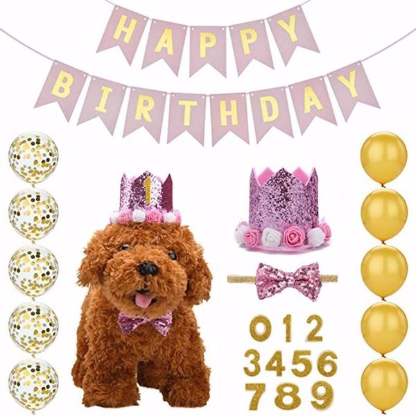 cat costumes and dog birthday party supplies banner balloon bow collar hat set props
cat costumes and dog birthday party supplies banner balloon bow collar hat set props