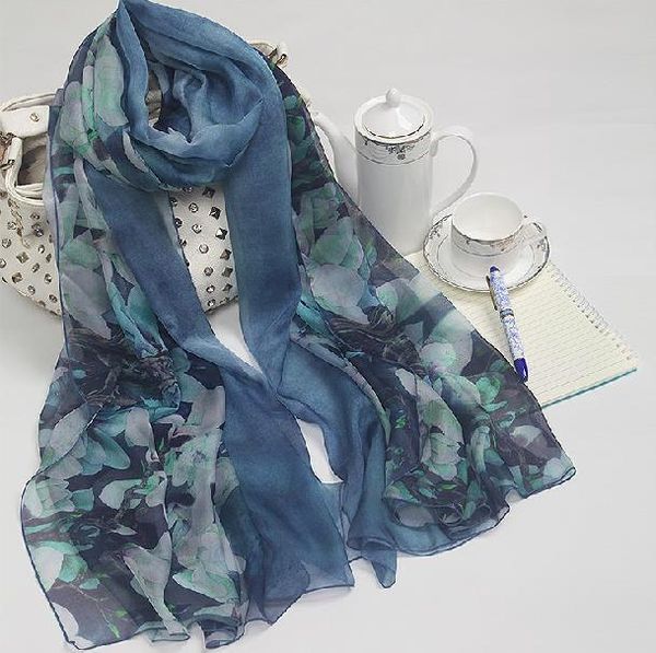 scarves gradient print flower 100% silk square scarf women fashion spring autumn all-match blue genuine multifunctional long, Blue;gray
scarves gradient print flower 100% silk square scarf women fashion spring autumn all-match blue genuine multifunctional long, Blue;gray