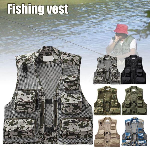 hunting jackets ly men fishing vest multi-pocket quick dry mesh outdoor waistcoat, Camo;black
hunting jackets ly men fishing vest multi-pocket quick dry mesh outdoor waistcoat, Camo;black