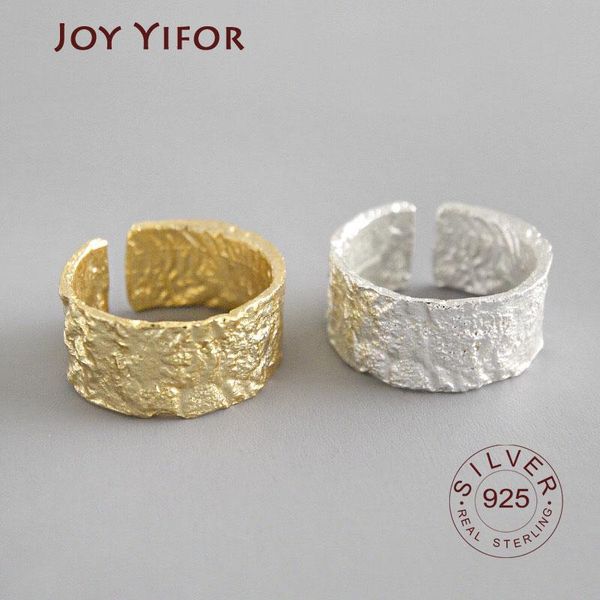 cluster rings 925 sterling silver open ring for women ins niche irregular wave sand surface wide noodle original party birthday gift, Golden;silver
cluster rings 925 sterling silver open ring for women ins niche irregular wave sand surface wide noodle original party birthday gift, Golden;silver