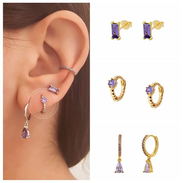 hoop & huggie 5 color 925 sterling silver turquoise/lavender/black/white/champagne zircon small earrings for women jewelry earings, Golden;silver
hoop & huggie 5 color 925 sterling silver turquoise/lavender/black/white/champagne zircon small earrings for women jewelry earings, Golden;silver