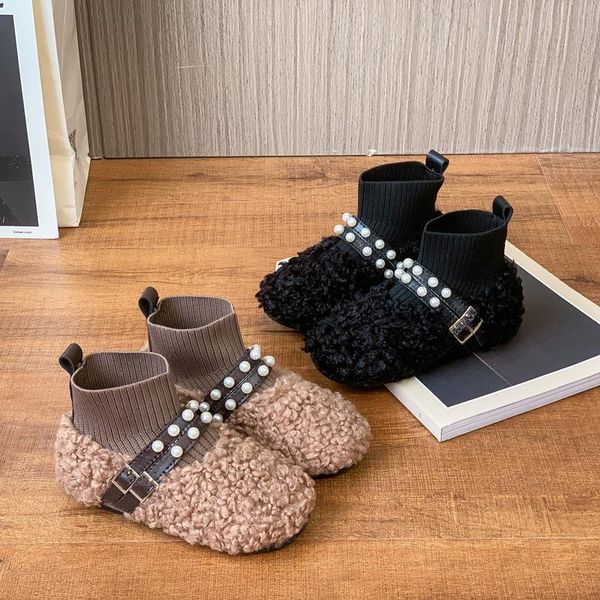 boots kids girls plush for baby winter children' shoes fashion warm cotton velvet soft bottom, Black;grey
boots kids girls plush for baby winter children' shoes fashion warm cotton velvet soft bottom, Black;grey