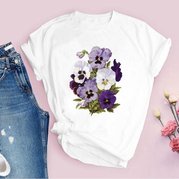 women's t-shirt summer 2021 aesthetic flower graphic t shirt harajuku fashion women casual white short sleeve tee femme
women's t-shirt summer 2021 aesthetic flower graphic t shirt harajuku fashion women casual white short sleeve tee femme