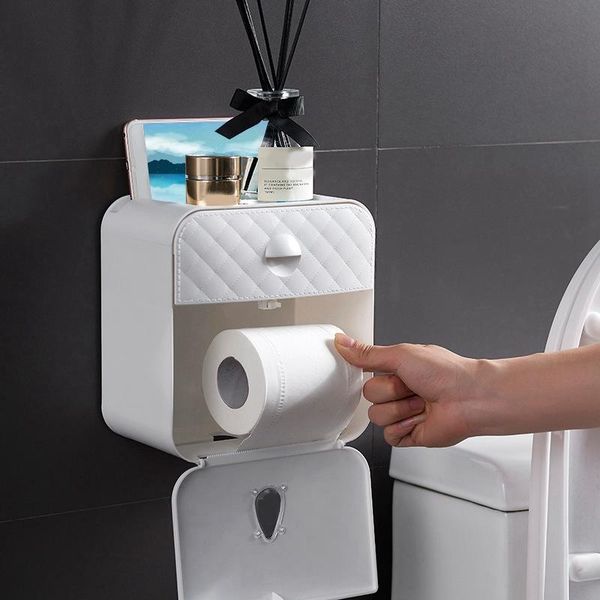tissue boxes & napkins wall mounted toilet roll holder storage box paper towel dispenser with shelf and drawer for bathroom-abux
tissue boxes & napkins wall mounted toilet roll holder storage box paper towel dispenser with shelf and drawer for bathroom-abux