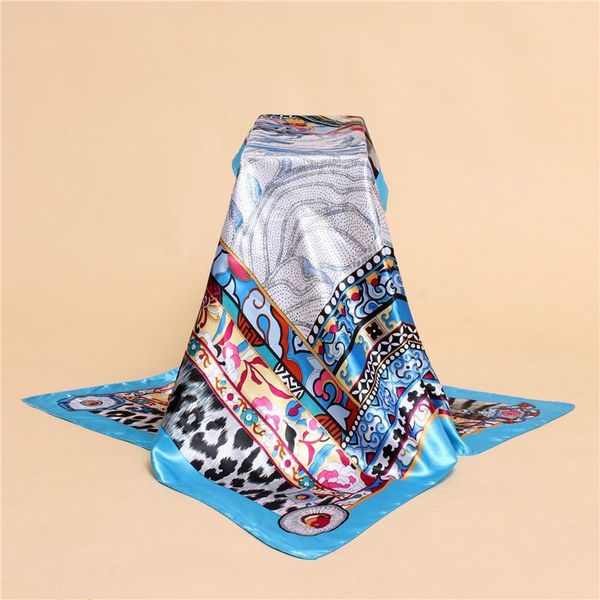scarves satin wholesale 90x90 square foulard big size pashmina shawl leopard print neckerchief womens scarf bandana, Blue;gray
scarves satin wholesale 90x90 square foulard big size pashmina shawl leopard print neckerchief womens scarf bandana, Blue;gray