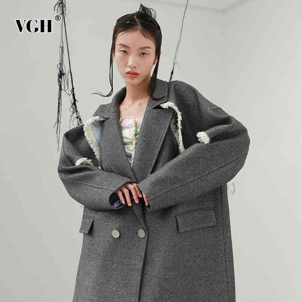 twotwinstyle hit color patchwork tassel coat for women lapel long sleeve casual trench female fashion clothing autumn 210517, Black
twotwinstyle hit color patchwork tassel coat for women lapel long sleeve casual trench female fashion clothing autumn 210517, Black