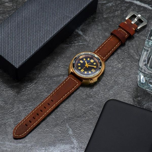 watch bands premium matte vintage brown crazy horse leather watchband bracelet for men's watches 20mm 22mm 24mm band accessories strap, Black;brown
watch bands premium matte vintage brown crazy horse leather watchband bracelet for men's watches 20mm 22mm 24mm band accessories strap, Black;brown