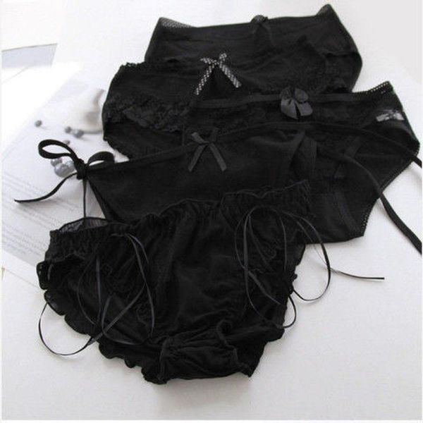 women's panties 5pc black cute gothic woman underwear lace breathable punk lingerie briefs panty dark academic aesthetic underpants, Black;pink
women's panties 5pc black cute gothic woman underwear lace breathable punk lingerie briefs panty dark academic aesthetic underpants, Black;pink