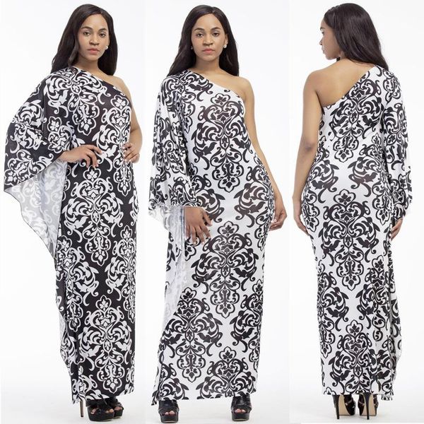 casual dresses plus size women dress causal loose one sloping shoulder bohemian beach summer european and american style for ladies, Black;gray
casual dresses plus size women dress causal loose one sloping shoulder bohemian beach summer european and american style for ladies, Black;gray