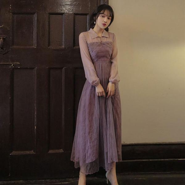 summer vintage romantic purple mesh embroidered long sleeve dresses beach holiday casual elegant bubble vestidos, Black;gray
summer vintage romantic purple mesh embroidered long sleeve dresses beach holiday casual elegant bubble vestidos, Black;gray