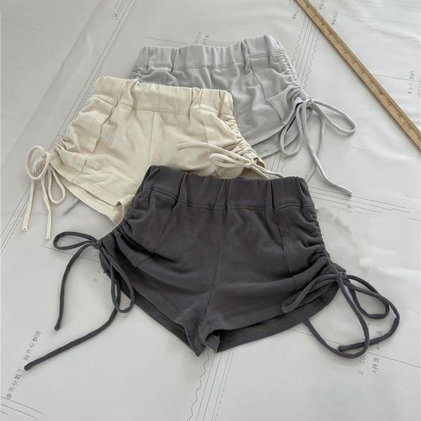women's shorts summer 2021 women drawstring cycling female high waist casual, White;black
women's shorts summer 2021 women drawstring cycling female high waist casual, White;black