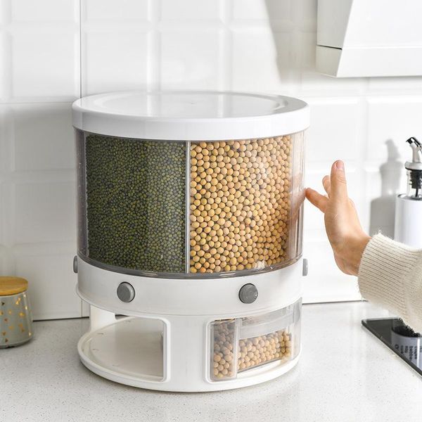 kg household split grid rotating rice box press type grain storage bucket insect-proof and moisture-proof sealed bottles & jars
kg household split grid rotating rice box press type grain storage bucket insect-proof and moisture-proof sealed bottles & jars