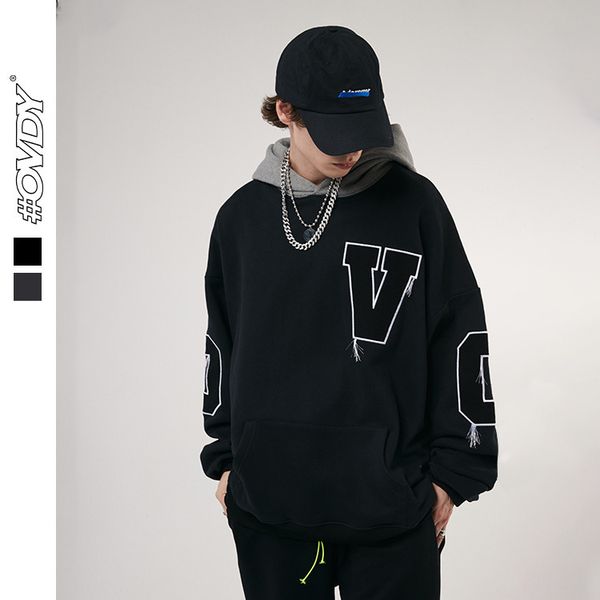 wxwovdy autumn and winter new men's and women's pullover et simple tassel embroidery letter plush loose hoodie, Black
wxwovdy autumn and winter new men's and women's pullover et simple tassel embroidery letter plush loose hoodie, Black