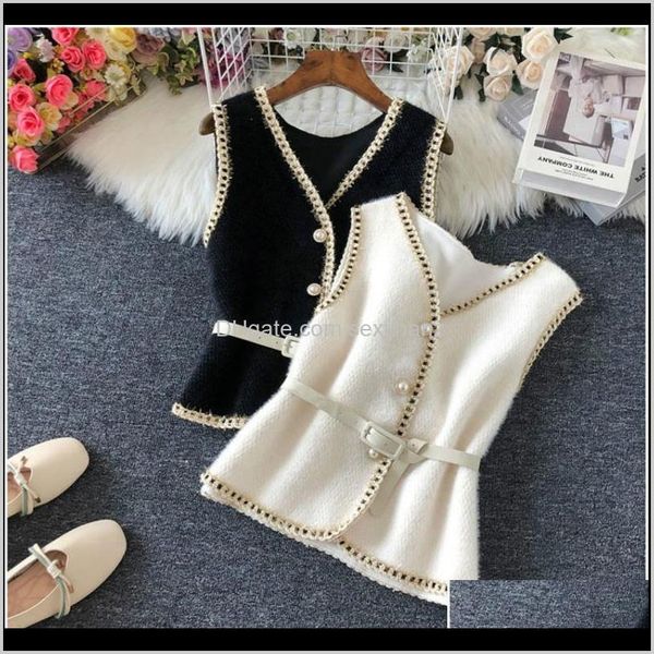 womens vests 2021 spring korean fashion slim woolen women elegant with belt sleeveless outerwear singlebreasted casual coat vest y2161 ecjjz, Black;white
womens vests 2021 spring korean fashion slim woolen women elegant with belt sleeveless outerwear singlebreasted casual coat vest y2161 ecjjz, Black;white