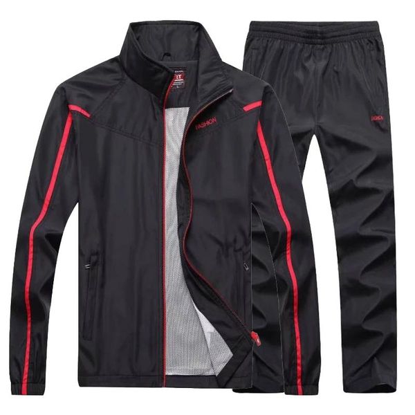jogging clothing men sportswear suit spring autumn training tracksuit 2 piece sets jacket+pant sweatsuit male running asian size, Black;red
jogging clothing men sportswear suit spring autumn training tracksuit 2 piece sets jacket+pant sweatsuit male running asian size, Black;red