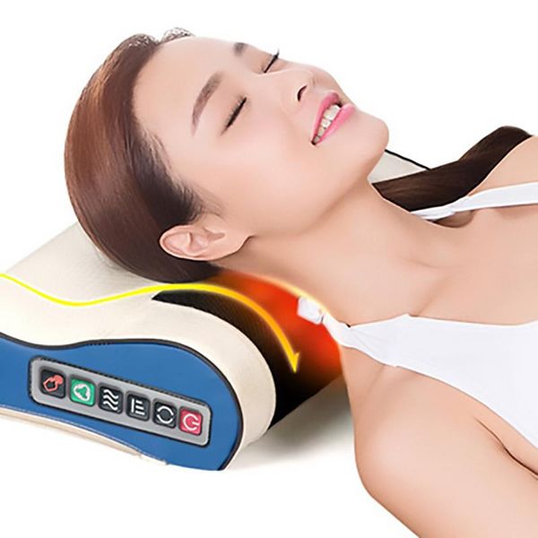 pillow infrared heating neck shoulder back body electric massage shiatsu device cervical health massageador relaxation
pillow infrared heating neck shoulder back body electric massage shiatsu device cervical health massageador relaxation
