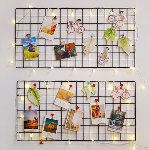 hooks & rails iron grid art po wall metal wire board mesh panel displaying frame home decor party shelf postcards diy rack
hooks & rails iron grid art po wall metal wire board mesh panel displaying frame home decor party shelf postcards diy rack