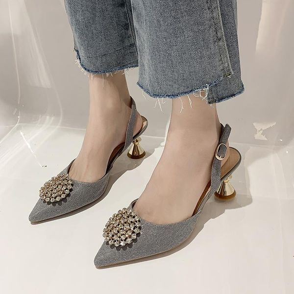 sandals women summer fashion women's 2021 rhinestone solid pointed wedding party shoes, Black
sandals women summer fashion women's 2021 rhinestone solid pointed wedding party shoes, Black