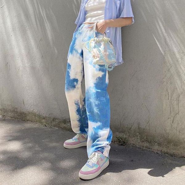 fashion tie dye print wide leg pants women high waist long trousers korean pocket streetwear harajuku blue loose mujer women's & capris, Black;white
fashion tie dye print wide leg pants women high waist long trousers korean pocket streetwear harajuku blue loose mujer women's & capris, Black;white