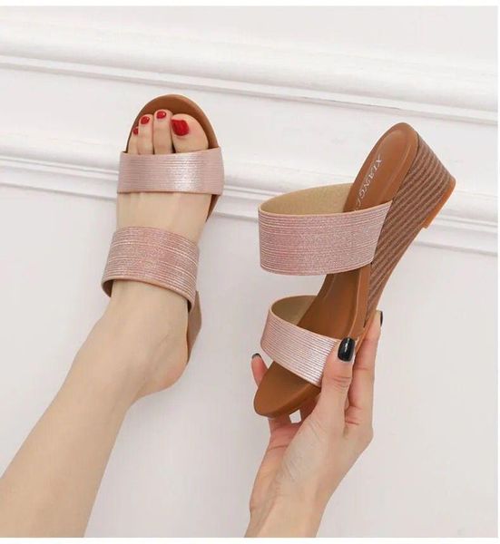 sandals summer wedges women shoes platform leisure woman ladies outer thick bottom slipper flip flop, Black
sandals summer wedges women shoes platform leisure woman ladies outer thick bottom slipper flip flop, Black