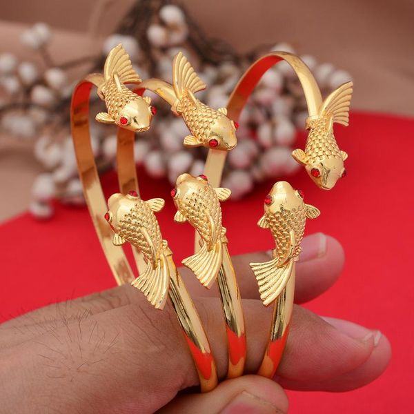 bangle 3pcs/lot fish bangles for women dubai bracelet ethiopian african wedding jewelry arab middle east, Black
bangle 3pcs/lot fish bangles for women dubai bracelet ethiopian african wedding jewelry arab middle east, Black