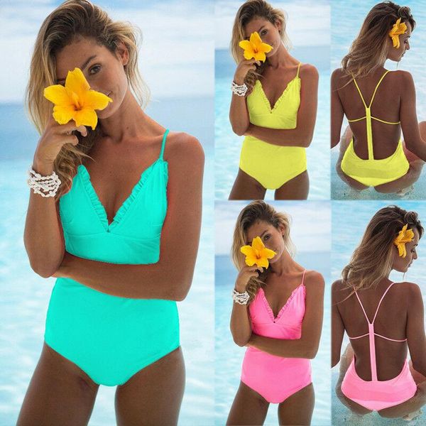 one-piece suits summer women push up padded monokini backless swimwear lady v-neck swimsuit bathing suit beachwear costume
one-piece suits summer women push up padded monokini backless swimwear lady v-neck swimsuit bathing suit beachwear costume