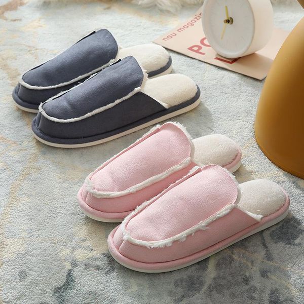 plush slipper winter women shoes casual solid soft worm indoor slippers for men and thick house couple size 36-45, Black
plush slipper winter women shoes casual solid soft worm indoor slippers for men and thick house couple size 36-45, Black