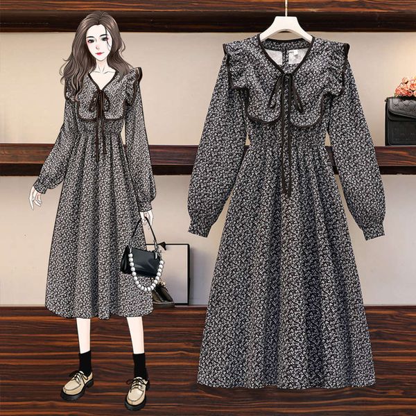 casual dresses dress large size women's spring fat waist belly covered, age is reduced, floral a-shaped long sleeve 7d6u, Black;gray
casual dresses dress large size women's spring fat waist belly covered, age is reduced, floral a-shaped long sleeve 7d6u, Black;gray