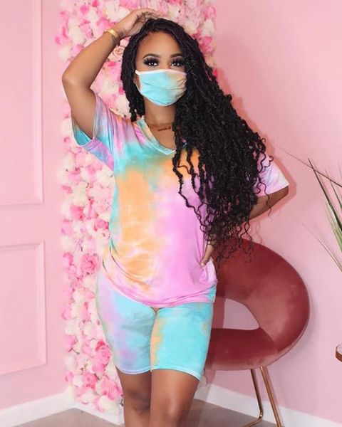 women elegant fashion v-neck tie dye print casual & short set women's tracksuits, Gray
women elegant fashion v-neck tie dye print casual & short set women's tracksuits, Gray