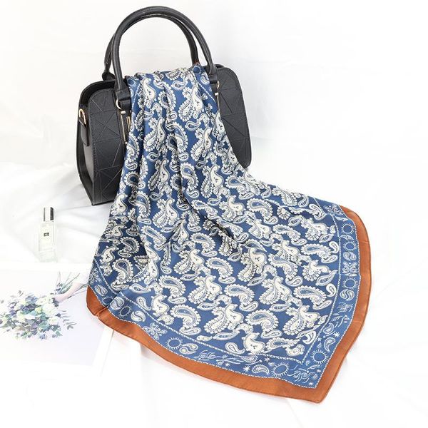scarves fashion shawl for women floral print silk satin hijab scarf female wraps square shawls bandana scarfs ladies fj199, Blue;gray
scarves fashion shawl for women floral print silk satin hijab scarf female wraps square shawls bandana scarfs ladies fj199, Blue;gray