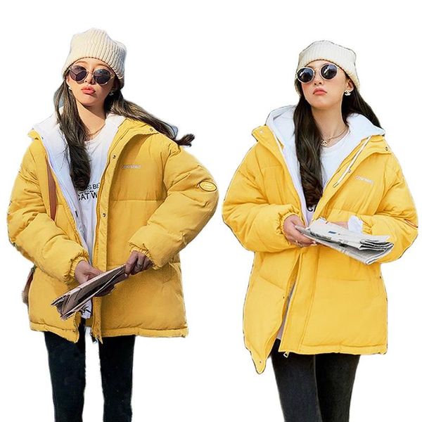 women's down & parkas 2021 autumn thick warm cotton padded coats women winter bread jacket hooded fake two coat female jackets, Black
women's down & parkas 2021 autumn thick warm cotton padded coats women winter bread jacket hooded fake two coat female jackets, Black